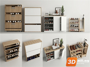 Shoe cabinet Skp Files